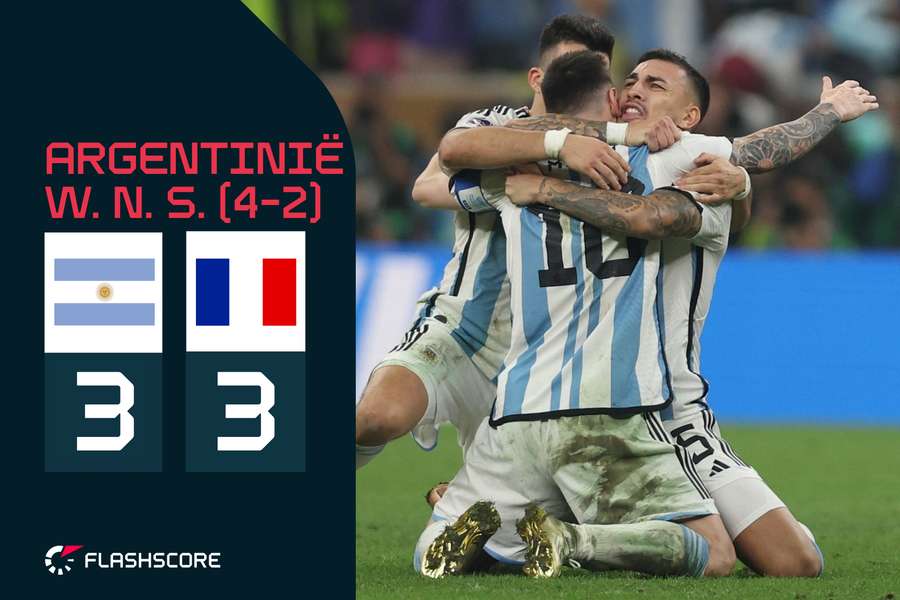 FULL TIME: Messi treedt na 36 jaren in voetsporen Maradona; Argentinië kampioen