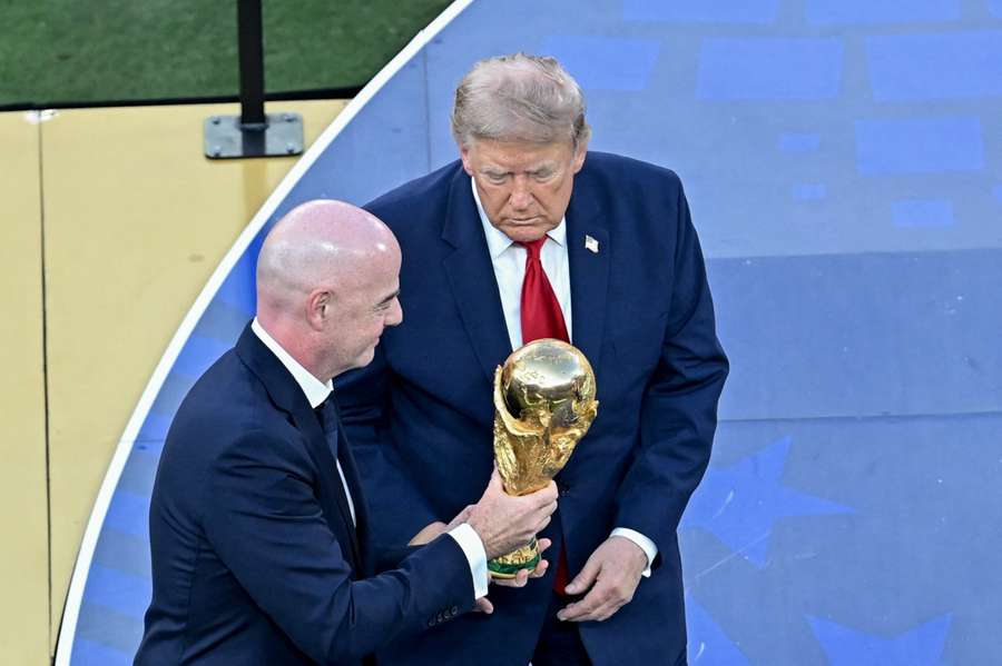 Donald Trump e Infantino Donald Trump e Infantino