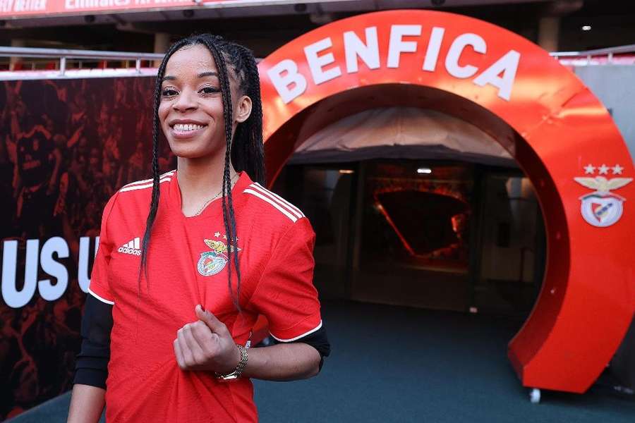 Jéssica Silva, avançada do Benfica e da Seleção Nacional