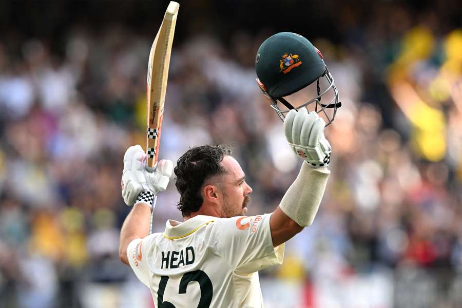 Travis Head celebrates his incredible fourth innings century in Perth last week. Travis Head celebrates his incredible fourth innings century in Perth last week.