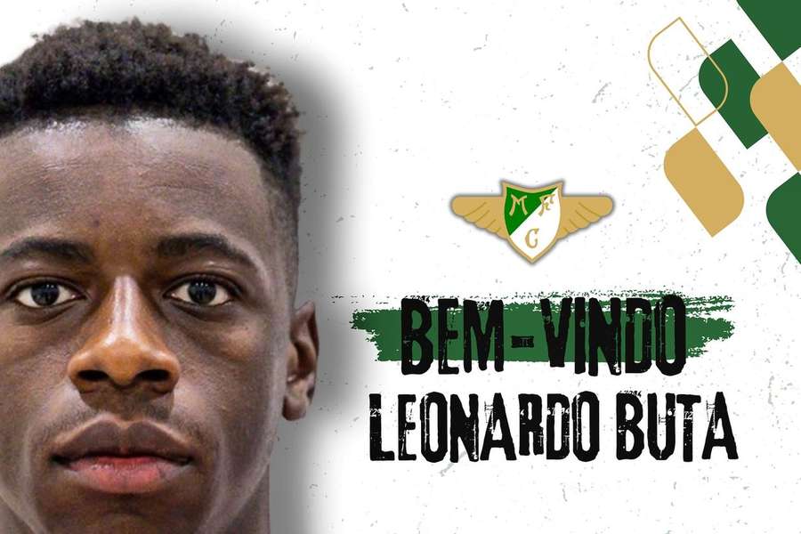 Leonardo Buta assinou em definitivo pela equipa de Moreira de Cónegos