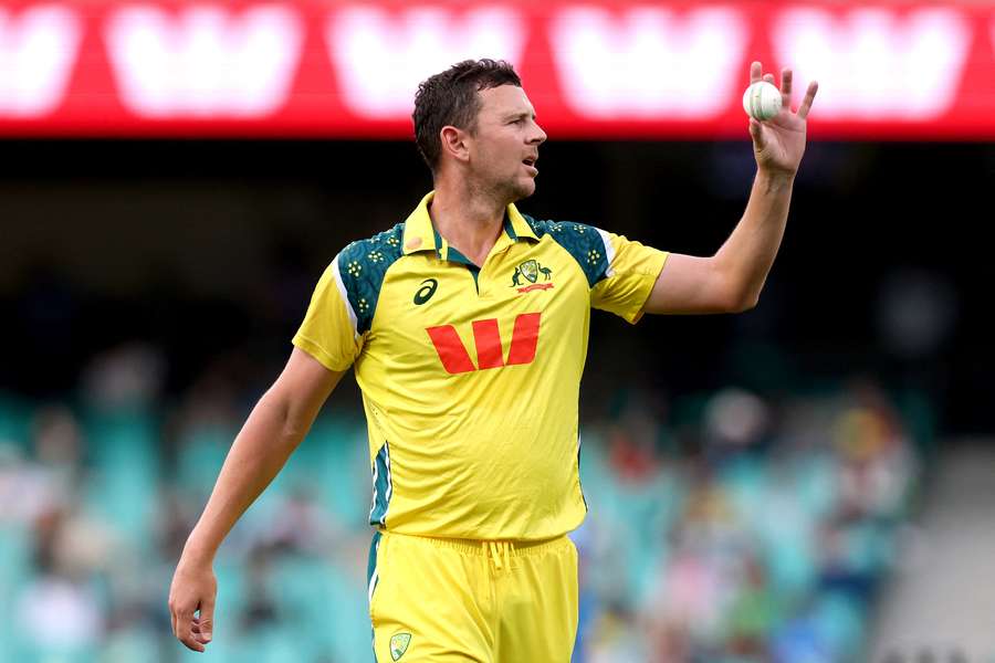 Josh Hazlewood will not be available for Australia for their first few T20 World Cup games. Josh Hazlewood will not be available for Australia for their first few T20 World Cup games.