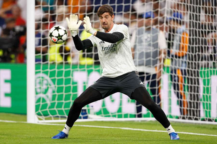 Real Madrid goalkeeper Thibaut Courtois