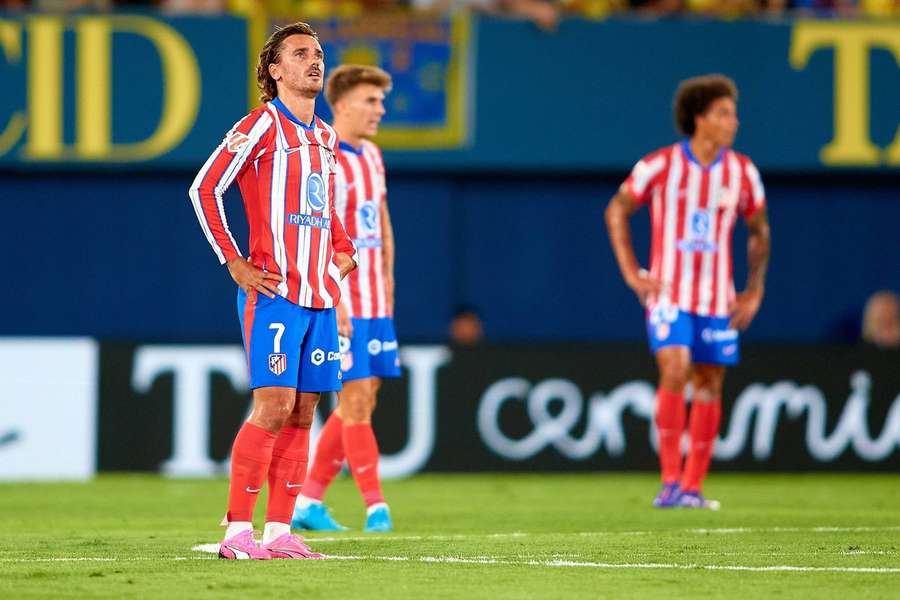 Atletico speelde gelijk uit bij Villarreal (2-2)