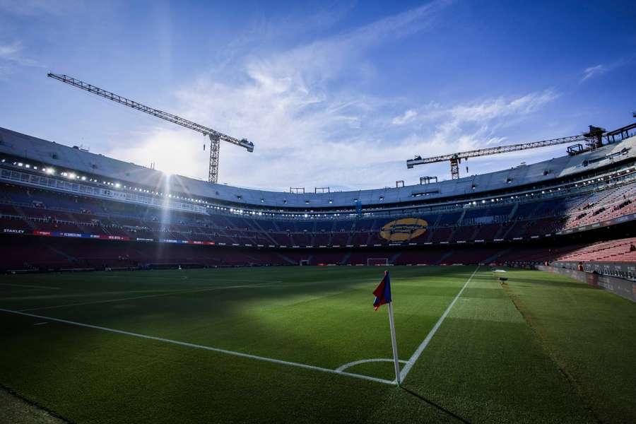 Le Camp Nou en mai dernier. Le Camp Nou en mai dernier.