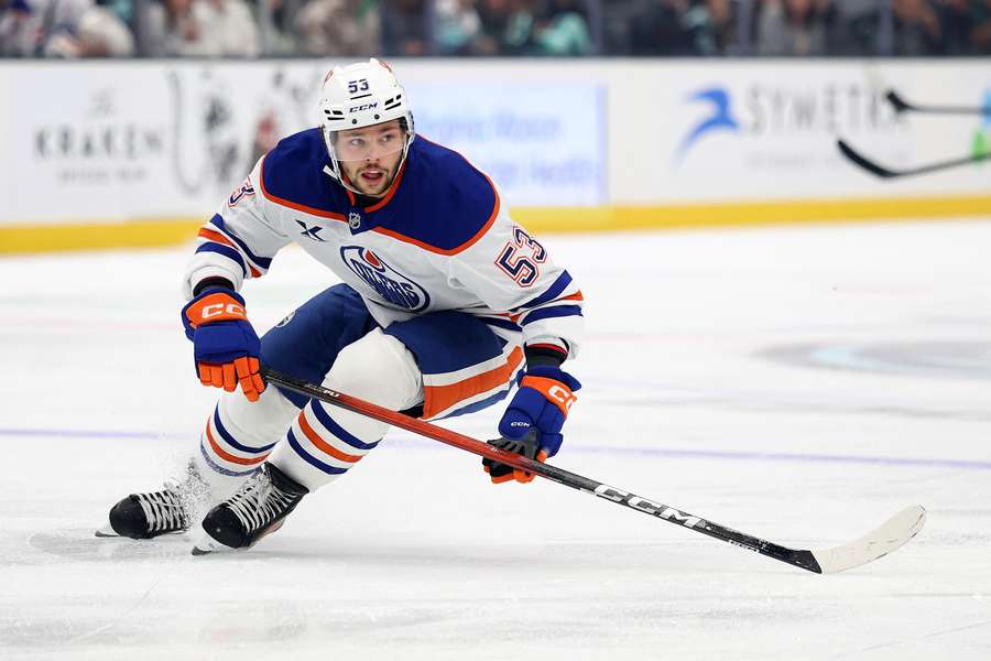 Edmonton Oilers rookie Isaac Howard Edmonton Oilers rookie Isaac Howard