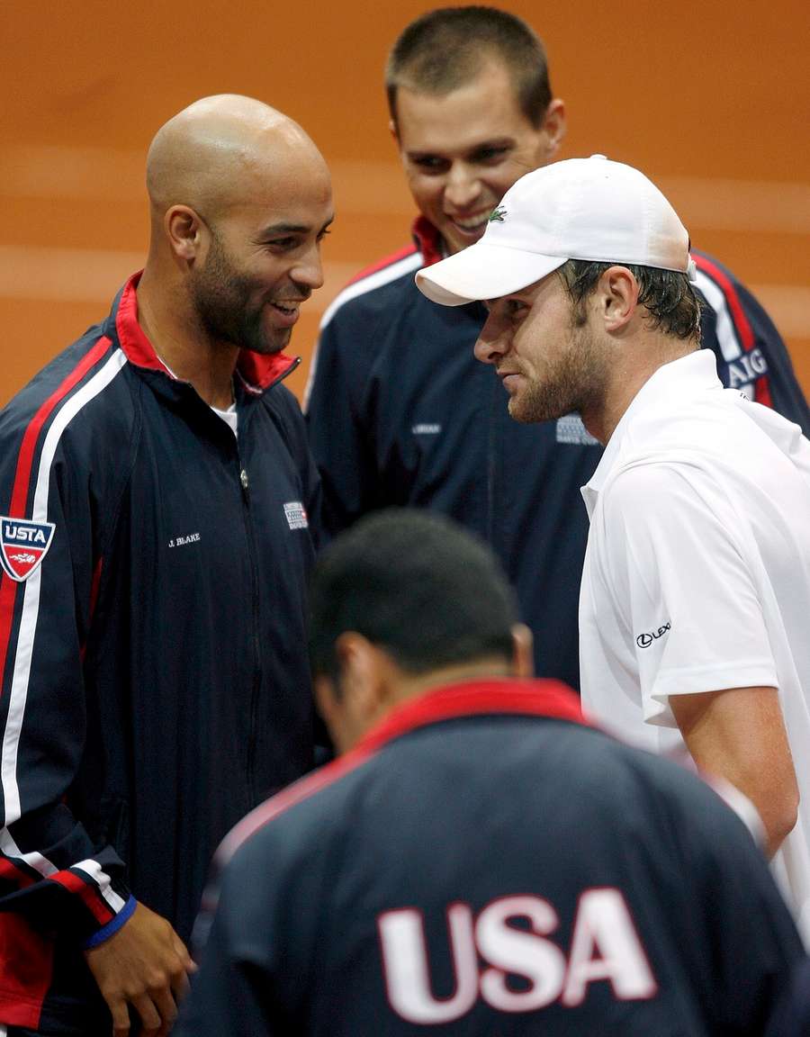 Andy Roddick řídil v roce 2007 americké vítězství 4:1 na ostravské antuce.