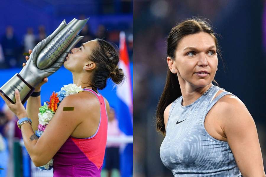 Aryna Sabalenka și Simona Halep