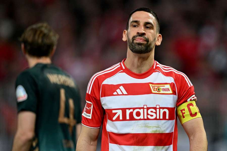 Union-Kapitän Rani Khedira nach der Niederlage der Eisernen gegen Werder Bremen Union-Kapitän Rani Khedira nach der Niederlage der Eisernen gegen Werder Bremen