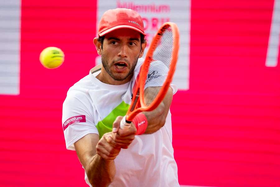 Nuno Borges em ação no Estoril Open