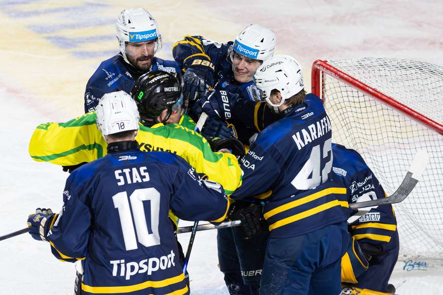 Viedenský so spoluhráčmi.