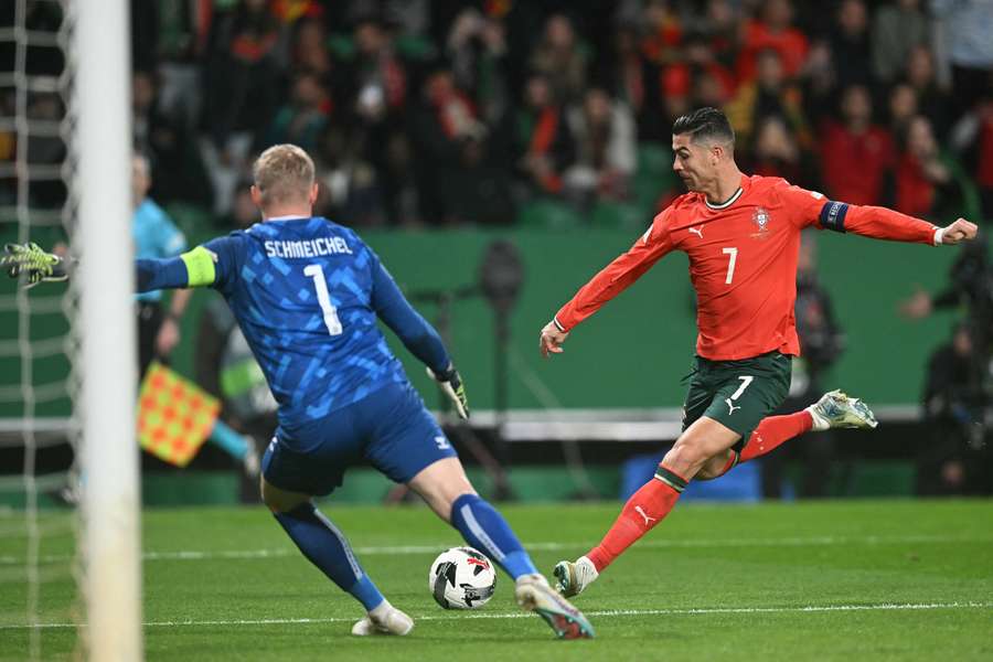 Ronaldo vergab zu Beginn einen Elfmeter.