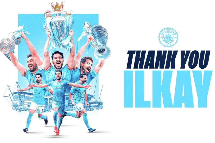 Gundogan despede-se do Manchester City