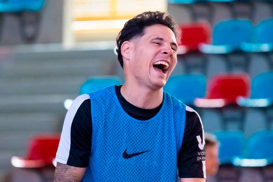 Merlim no treino do Sporting