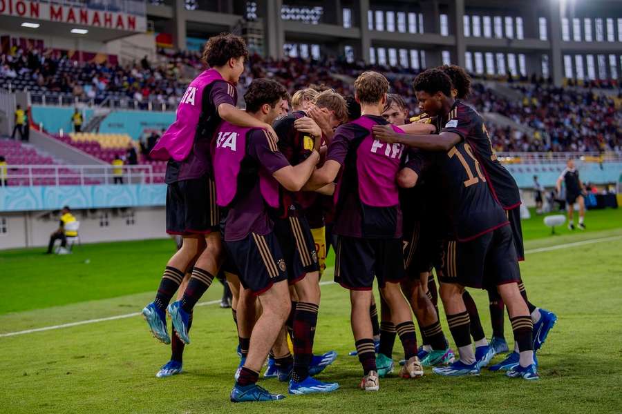 Die U17-Nationalmannschaft möchte im Finale gegen Frankreich erneut jubeln.