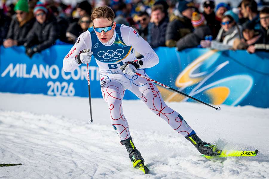 Cenek počas pretekov.