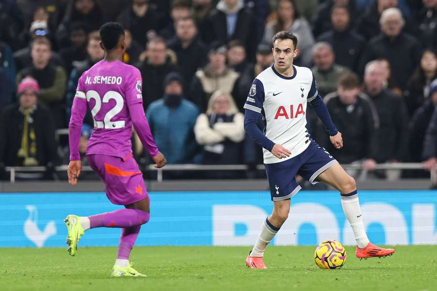 Reguilón e Semedo no jogo de domingo
