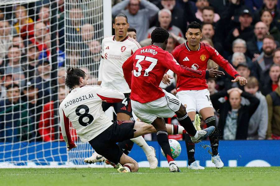 Kobie Mainoo a marcat golul victoriei pentru United
