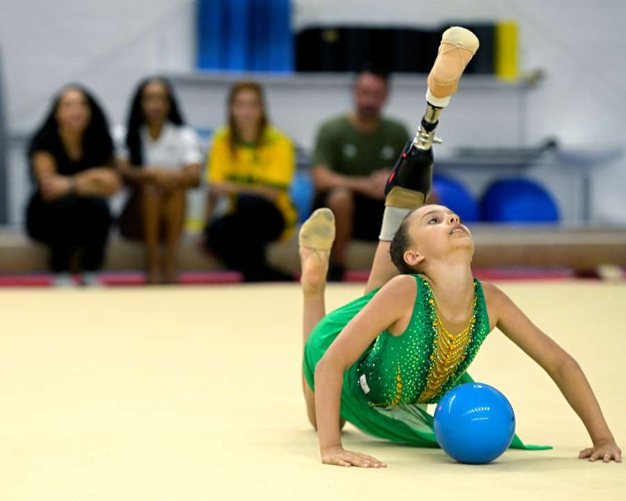 Sasha se apresenta no CT Time Brasil