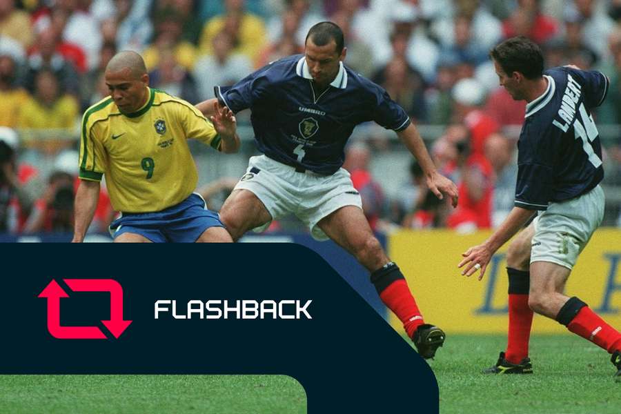 Brasil-Escócia em 1998 
