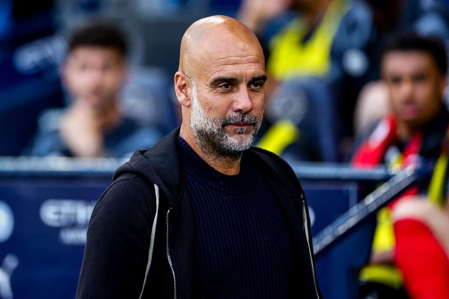 Guardiola admits he is pleased that UCL qualification is in Man City's hands this Sunday Guardiola admits he is pleased that UCL qualification is in Man City's hands this Sunday
