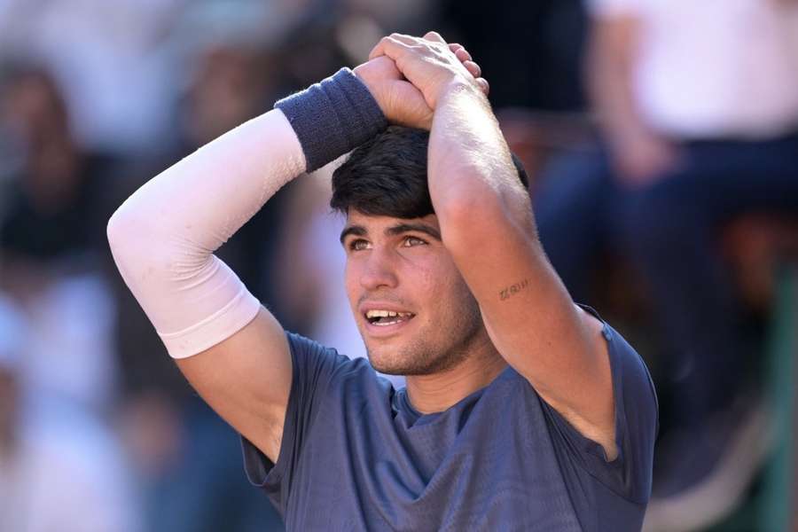 Alcaraz à Roland-Garros.