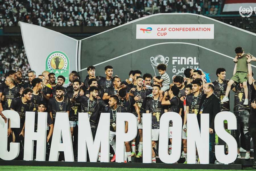 Zamalek celebrou a conquista no Egito