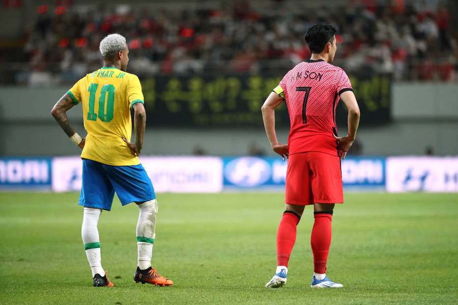 Neymar e Son nel 2022