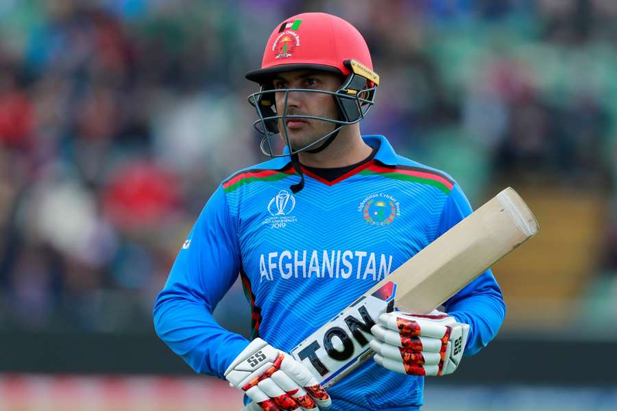 Mohammad Nabi scored just one in his final game as captain in Adelaide
