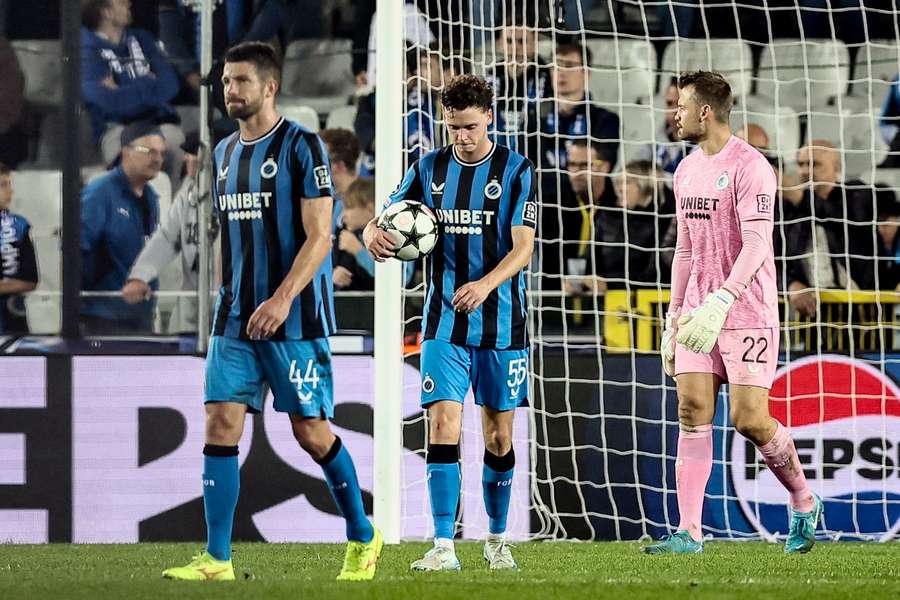 Terneergeslagen spelers van Club Brugge 