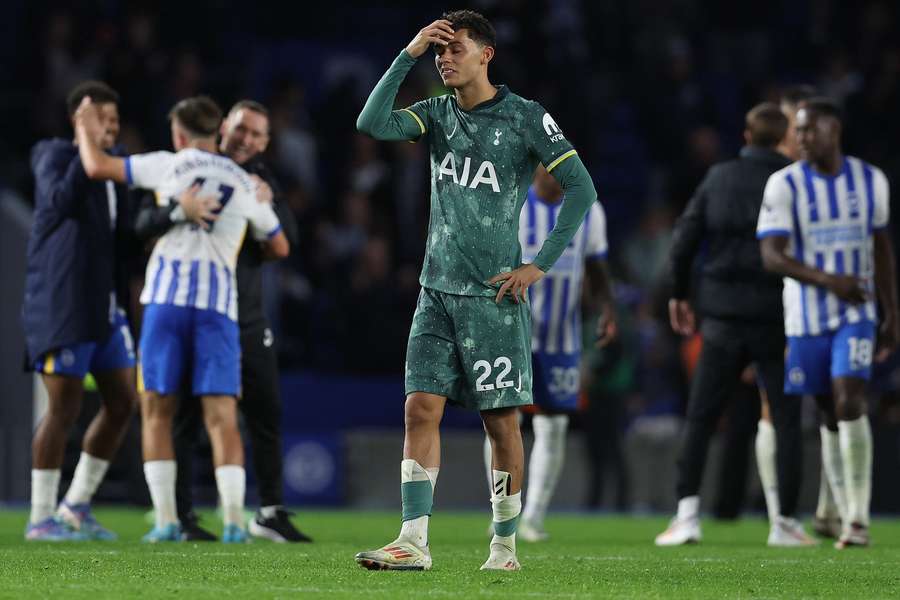 Tottenham gaf een 2-0 voorsprong uit handen tegen Brighton