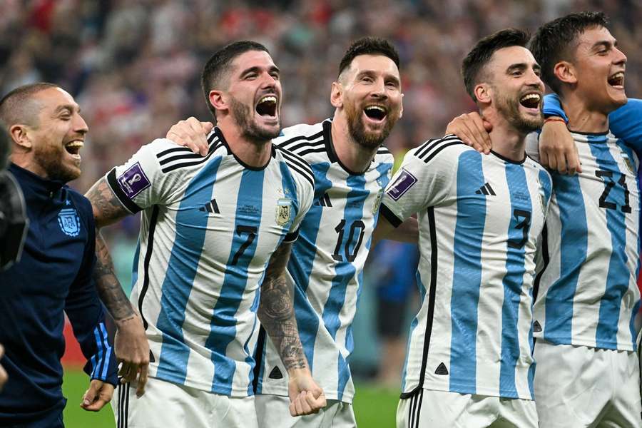 Argentina celebrate this huge victory