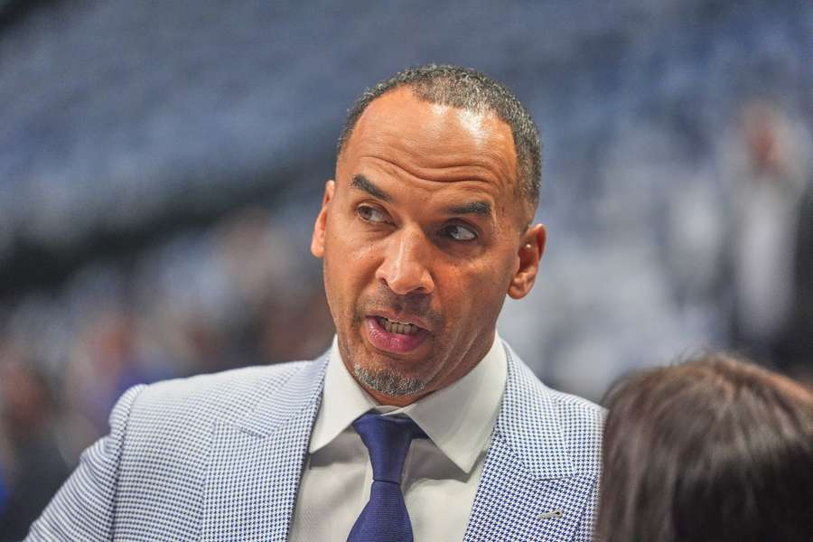 Nico Harrison und die Dallas Mavericks gehen nun getrennte Wege. Nico Harrison und die Dallas Mavericks gehen nun getrennte Wege.