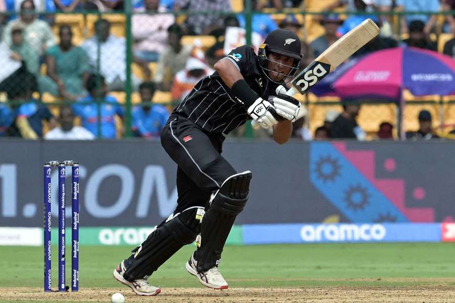 Rachin Ravindra in action for New Zealand