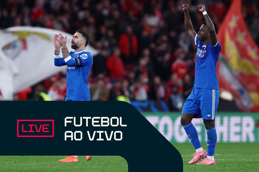 Vini foi protagonista de Benfica x Real Madrid