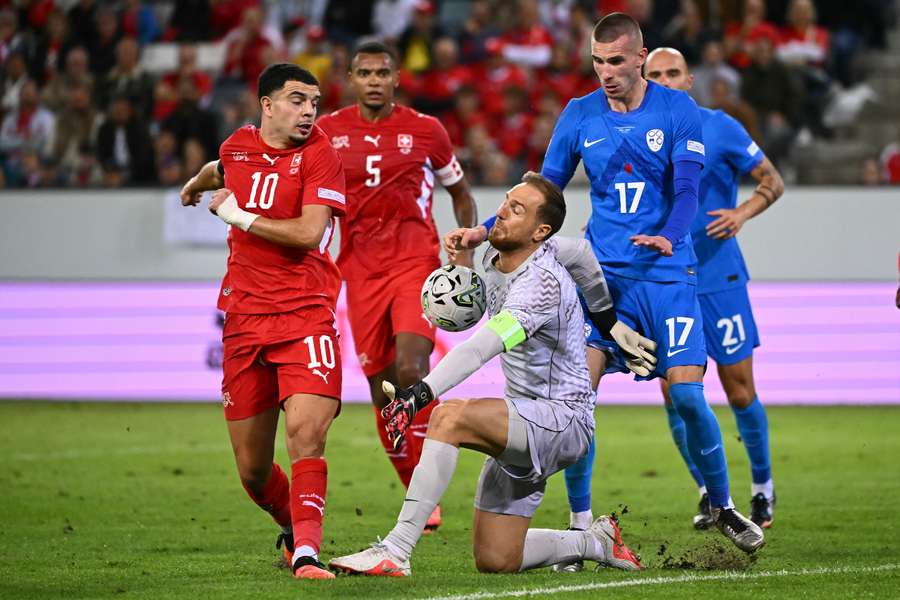 Oblak com missão difícil frente à Suíça Oblak com missão difícil frente à Suíça