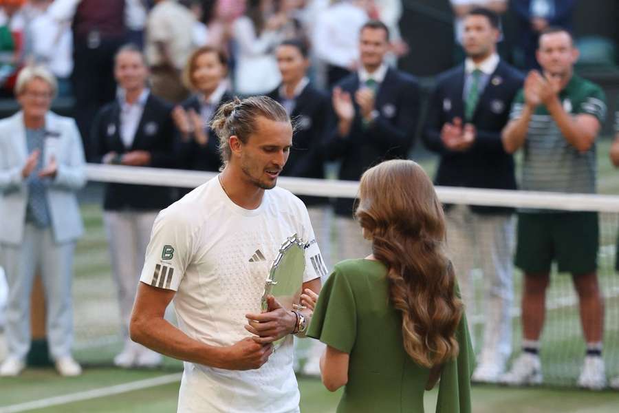 Zverev nach dem Wimbledon-Finale Zverev nach dem Wimbledon-Finale