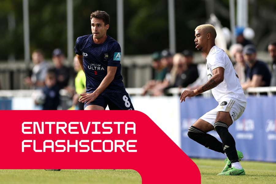 Gerard Garriga during the Auckland City-Auckland United match