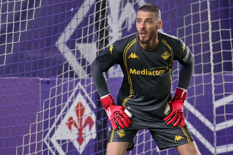 David de Gea, portero de la Fiorentina