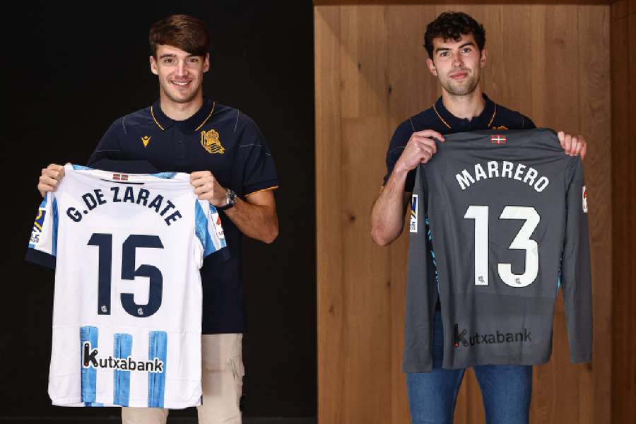 González de Zárate y Marrero, nuevos jugadores del primer equipo