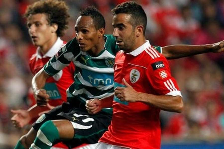 Rúben Amorim num dérbi contra o Sporting