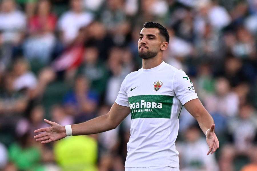 Rafa Mir, en un partido del Elche Rafa Mir, en un partido del Elche