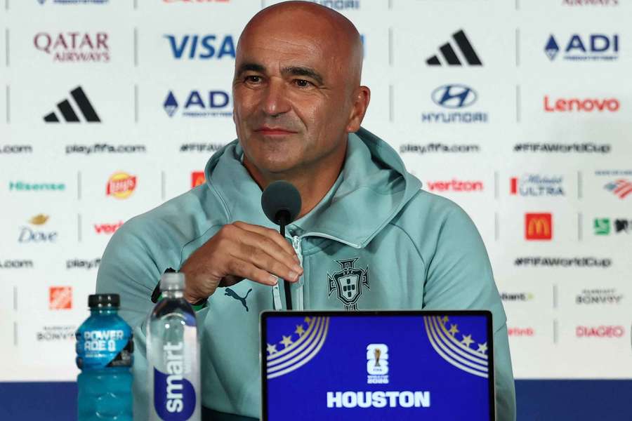 Roberto Martínez, selecionador de Portugal, em conferência de imprensa Roberto Martínez, selecionador de Portugal, em conferência de imprensa