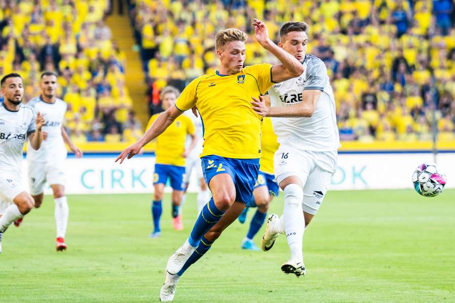 Brøndby var flyvende i store dele af kampen.