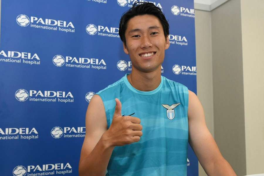 Daichi Kamada já em Roma
