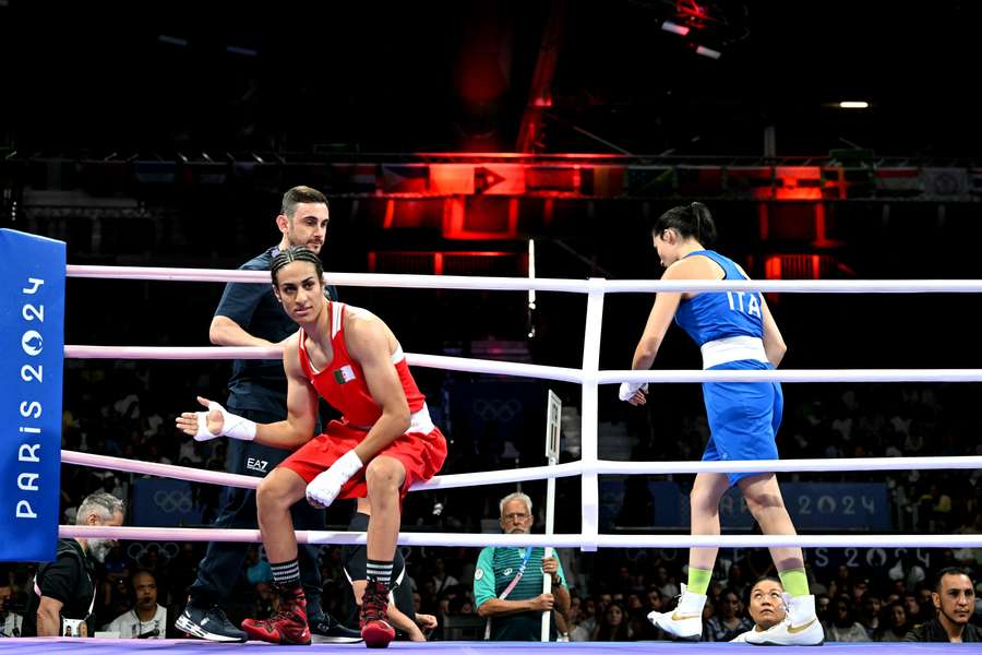 Stripped IBA claims gender-row boxers at Olympics 'are male'