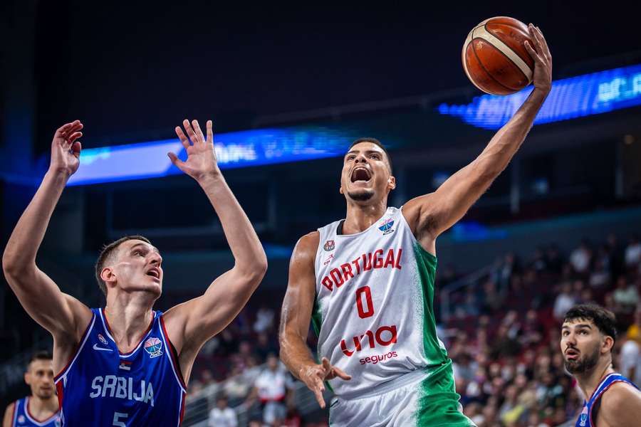 Diogo Brito foi o MVP de Portugal diante da Sérvia