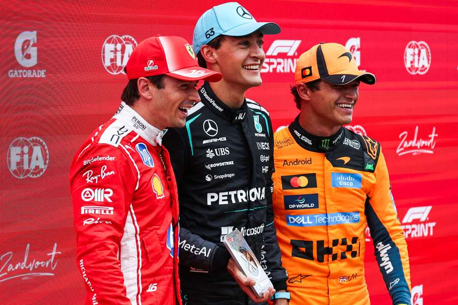 Russell wygrał sprint w Zandvoort, wyprzedził Leclerca i Norrisa, Antonelli tuż za podium Russell wygrał sprint w Zandvoort, wyprzedził Leclerca i Norrisa, Antonelli tuż za podium
