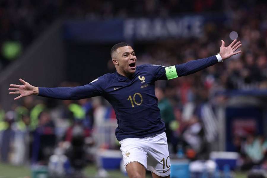 Mbappé après son magnifique lob.