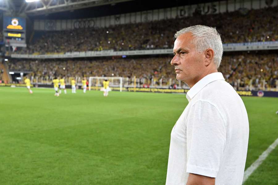 José Mourinho lors de la 1re journée de Super Lig entre Fenerbahçe et Adana Demirspor